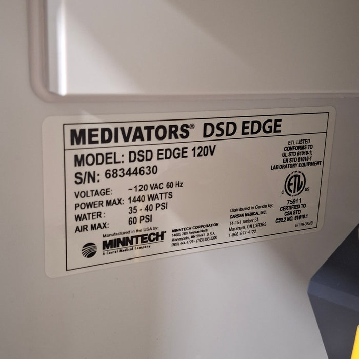 Medivators DSD Edge Endoscope Reprocessor