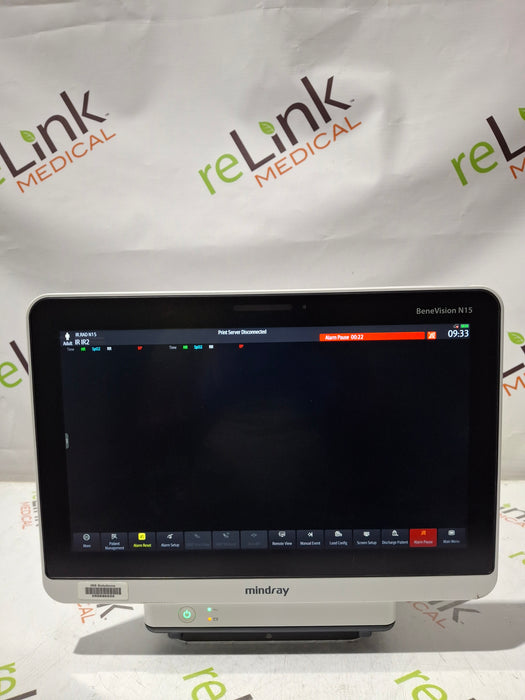 Mindray Mindray Benevision N15 Patient Monitor Patient Monitors reLink Online