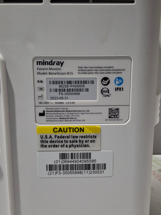 Mindray Benevision N15 Patient Monitor