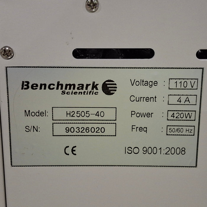 Benchmark Scientific Benchmark Scientific H2505-40 Dual Convection Incubator Research Lab reLink Online