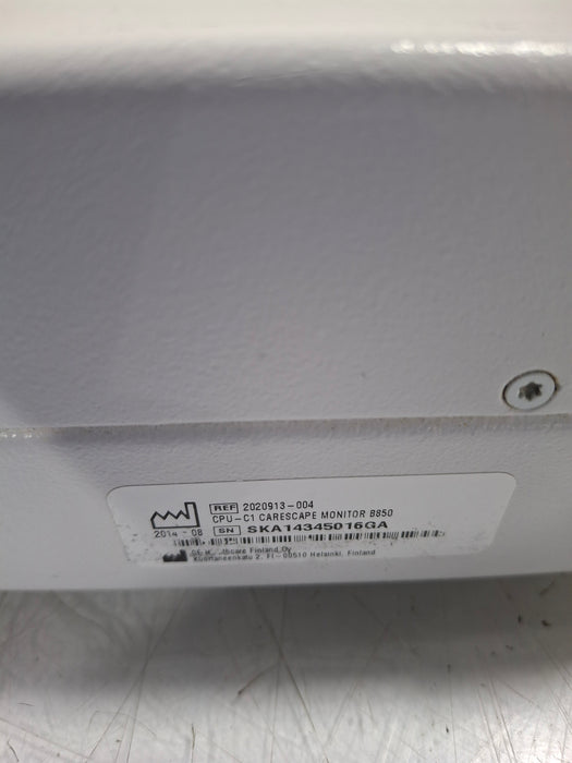 GE Healthcare Carescape B850 CPU Unit