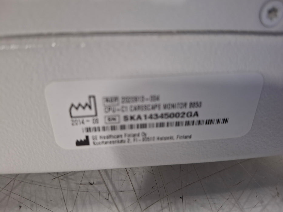GE Healthcare Carescape B850 CPU Unit