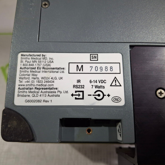 Smiths Medical Medfusion 3500 Version 4 Syringe Infusion Pump