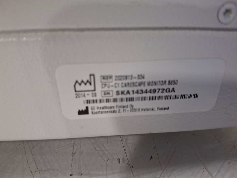 GE Healthcare Carescape B850 CPU Unit