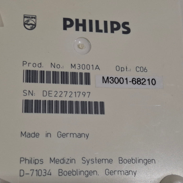 Philips M3001A-C06 Fast SpO2, NIBP, ECG, Temp, IBP MMS Module