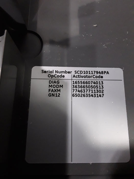 GE Healthcare MAC 5500 ECG without CAM Module
