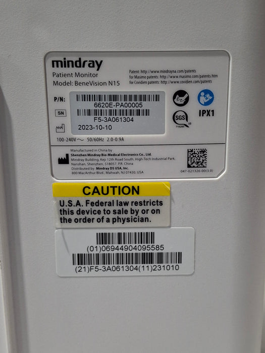 Mindray Benevision N15 Patient Monitor