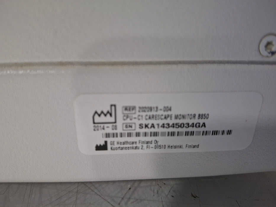 GE Healthcare Carescape B850 CPU Unit