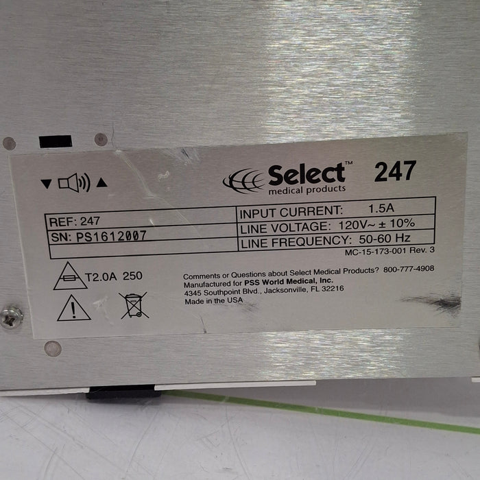 Select Medical Products Argent 247 High Frequency Desiccator
