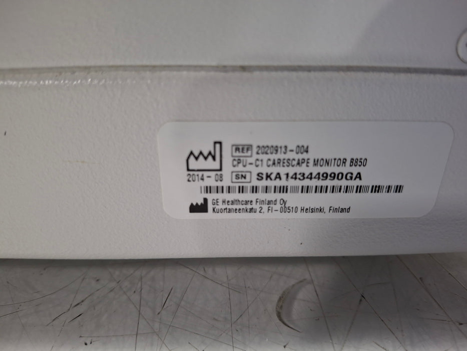 GE Healthcare Carescape B850 CPU Unit