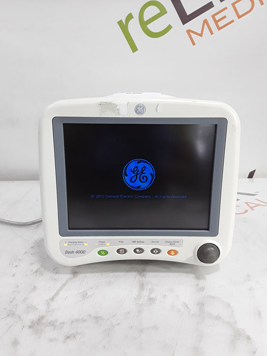 GE Healthcare Dash 4000 - Masimo SpO2 Patient Monitor