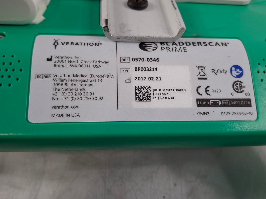 Verathon Medical, Inc BladderScan Prime Bladder Scanner