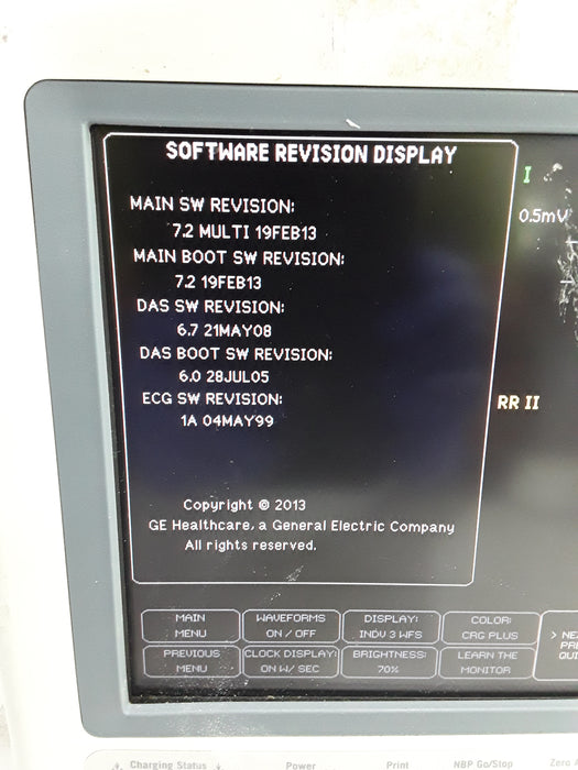 GE Healthcare Dash 4000 - GE/Nellcor SpO2 Patient Monitor