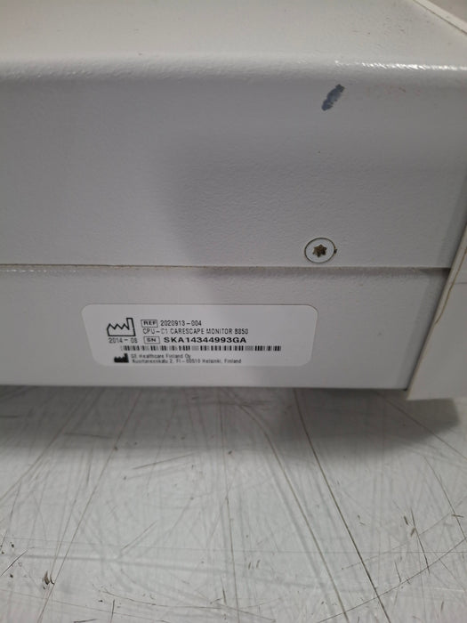GE Healthcare Carescape B850 CPU Unit