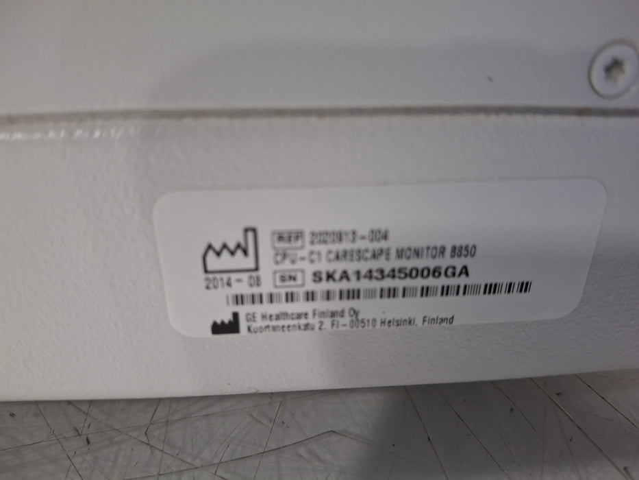 GE Healthcare Carescape B850 CPU Unit