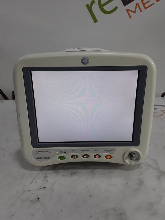 GE Healthcare Dash 4000 - Masimo SpO2 Patient Monitor