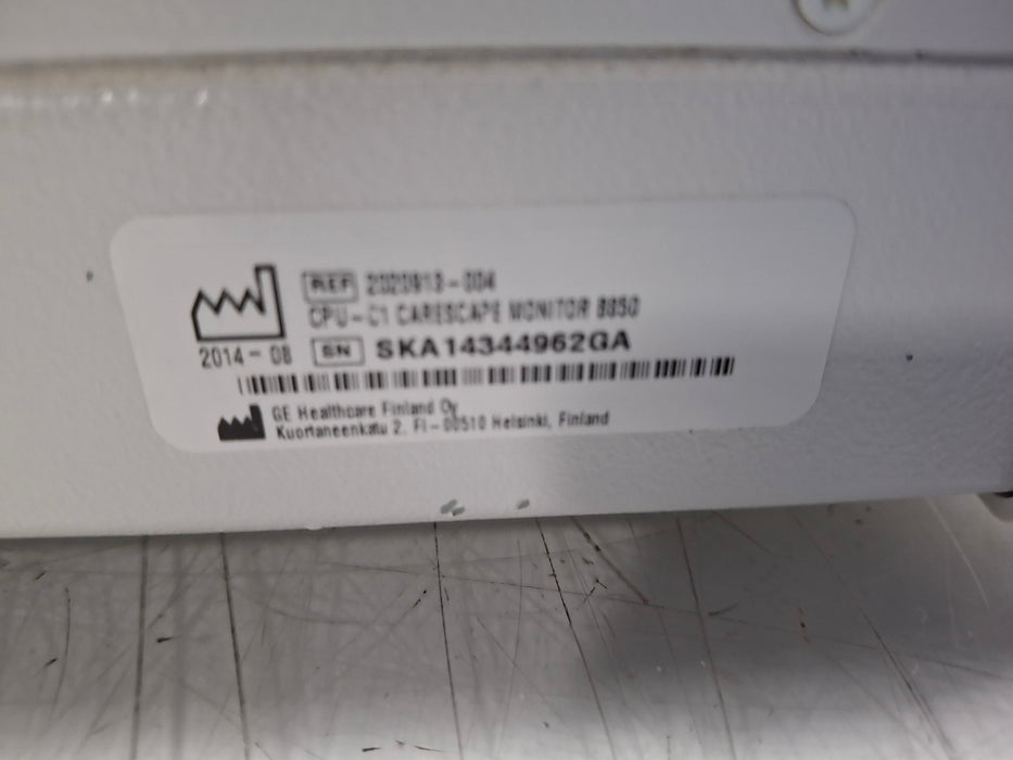 GE Healthcare Carescape B850 CPU Unit