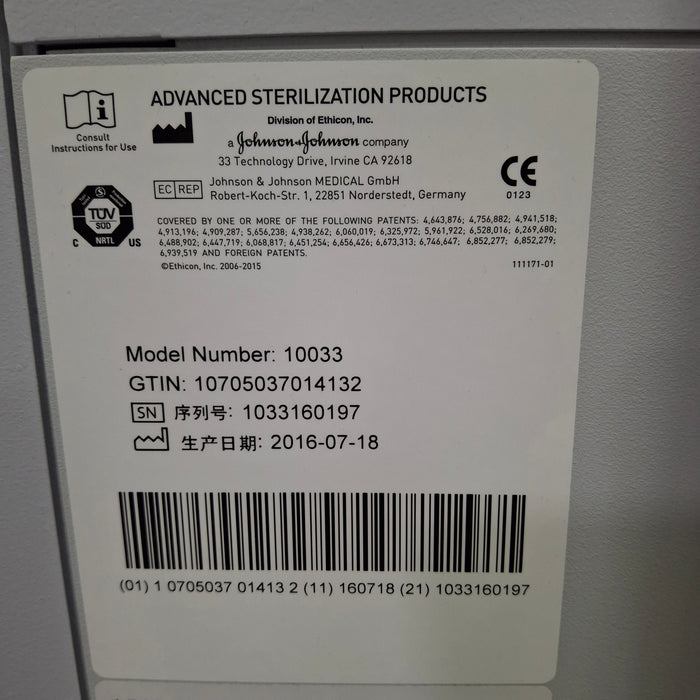 Advanced Sterilization Products Sterrad NX Sterilizer