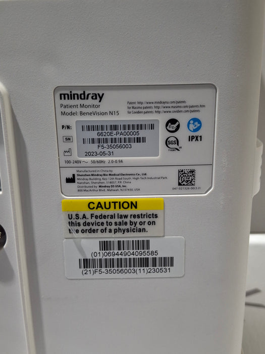 Mindray Benevision N15 Patient Monitor