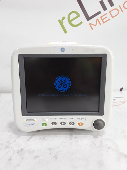 GE Healthcare Dash 4000 - Masimo SpO2 Patient Monitor