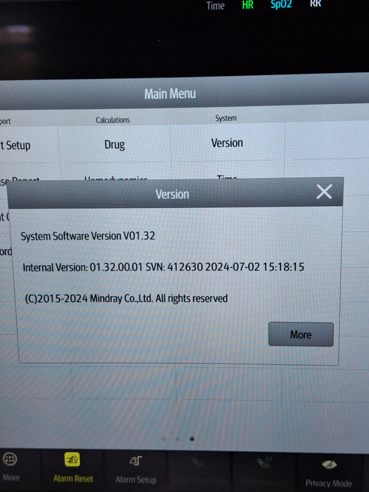 Mindray Benevision N15 Patient Monitor