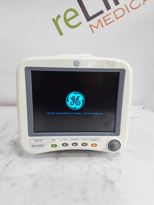 GE Healthcare Dash 4000 - GE/Nellcor SpO2 Patient Monitor