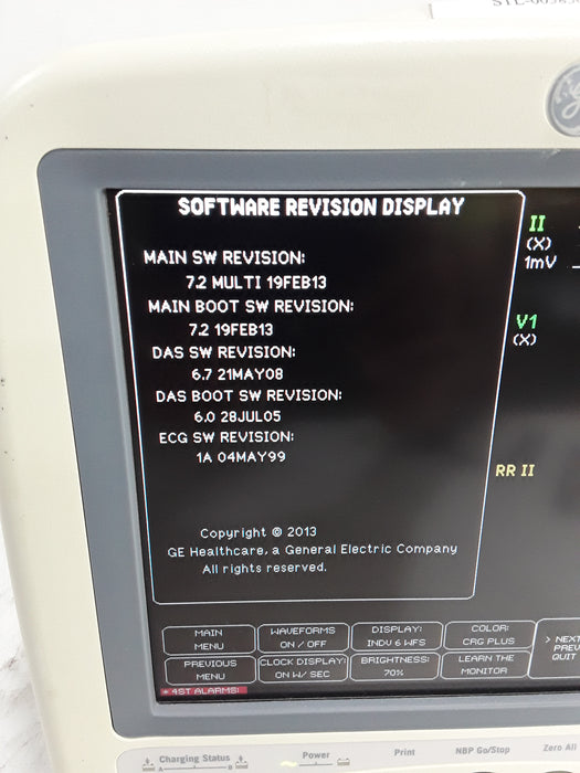 GE Healthcare Dash 4000 - GE/Nellcor SpO2 Patient Monitor