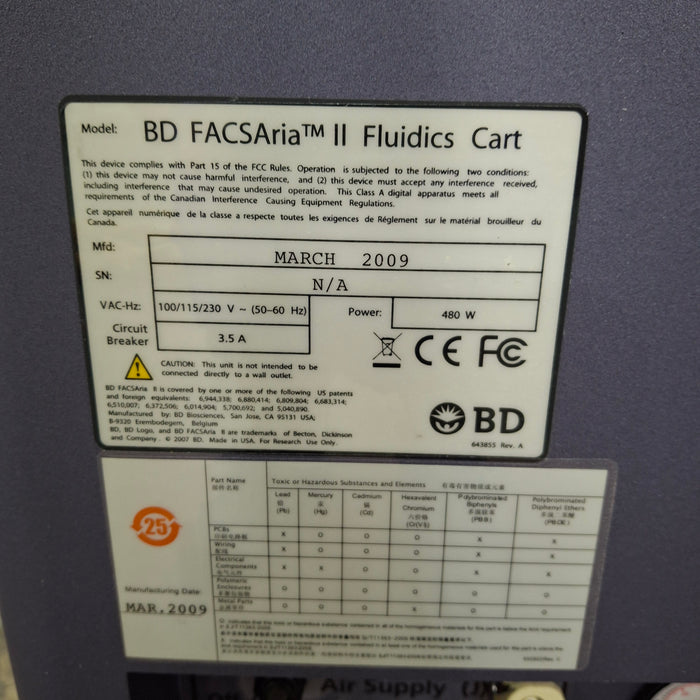 Becton Dickinson FACSaria II Cell Sorter