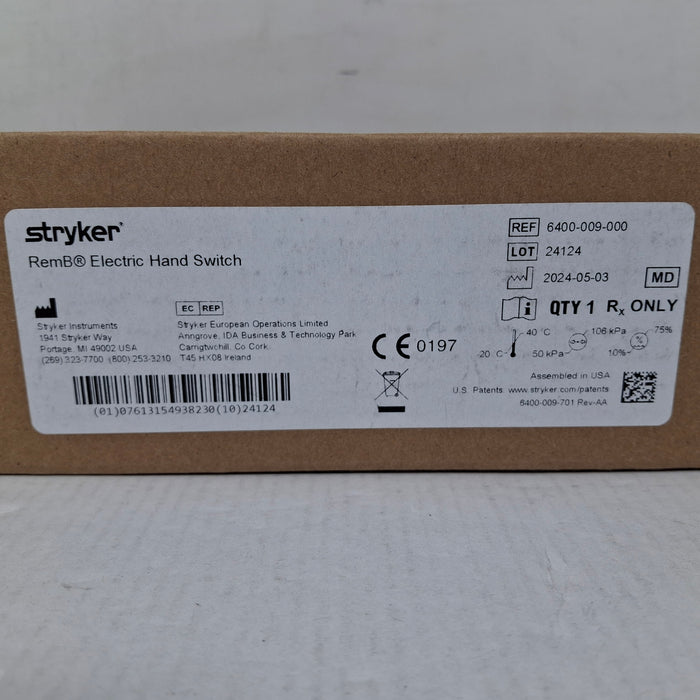 Stryker 6400-009-000 RemB Electric Hand Switch