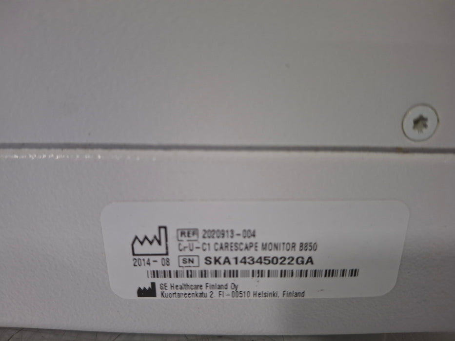 GE Healthcare Carescape B850 CPU Unit