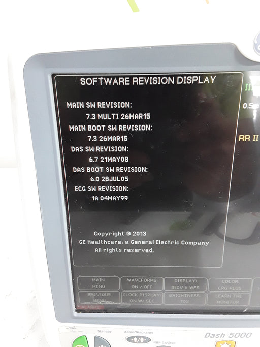 GE Healthcare GE Healthcare Dash 5000 - GE/Nellcor SpO2 Patient Monitor Patient Monitors reLink Online