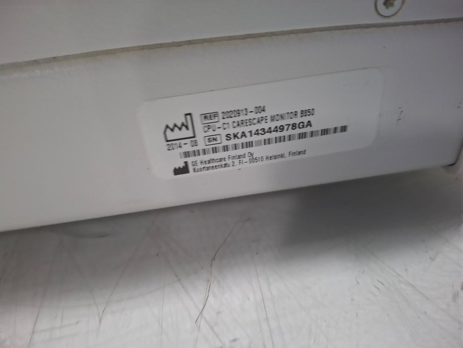 GE Healthcare Carescape B850 CPU Unit