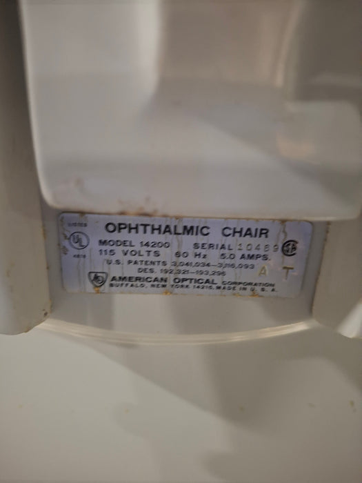 American Optical Model 14200 Ophthalmic Chair