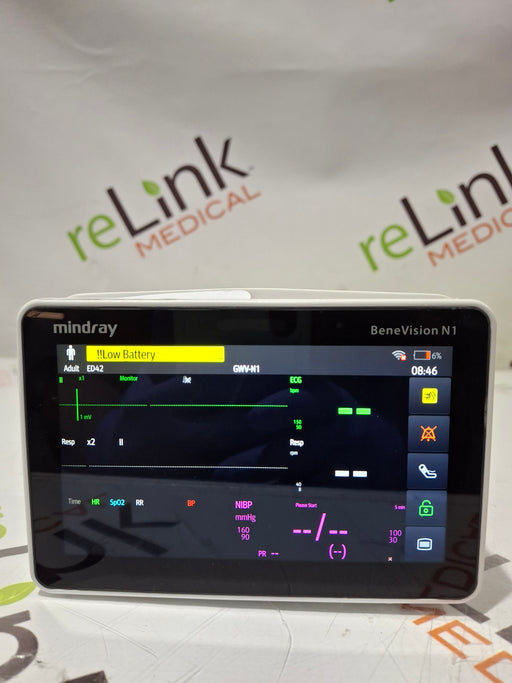 Mindray Mindray Benevision N1 Nellcor Transport Monitor Patient Monitors reLink Online