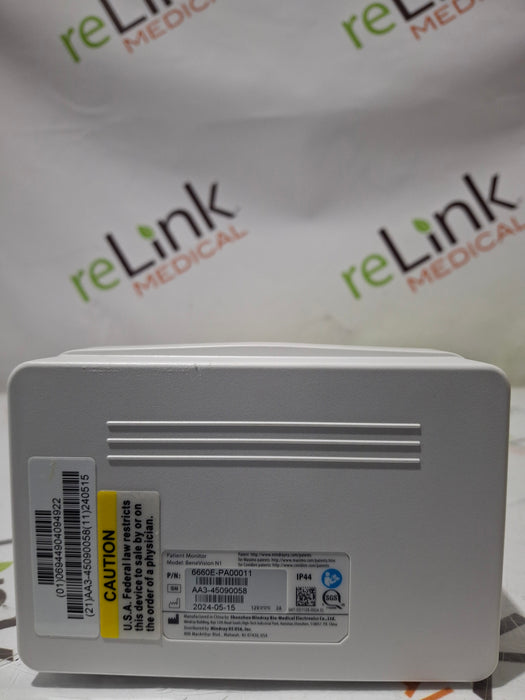 Mindray Benevision N1 Nellcor Transport Monitor