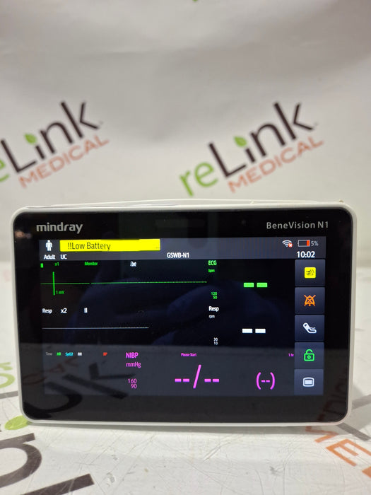 Mindray Benevision N1 Nellcor Transport Monitor