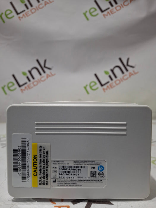 Mindray Benevision N1 Nellcor Transport Monitor