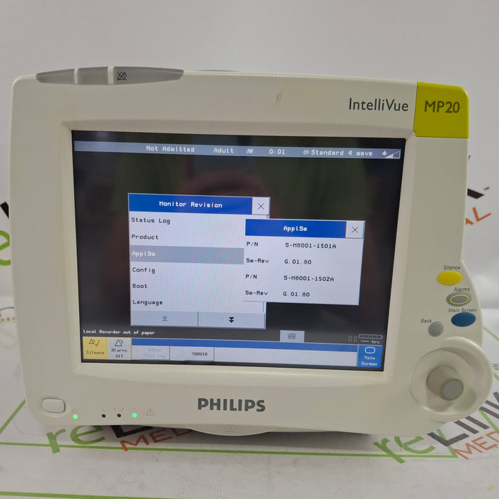 Philips IntelliVue MP20 Patient Monitor