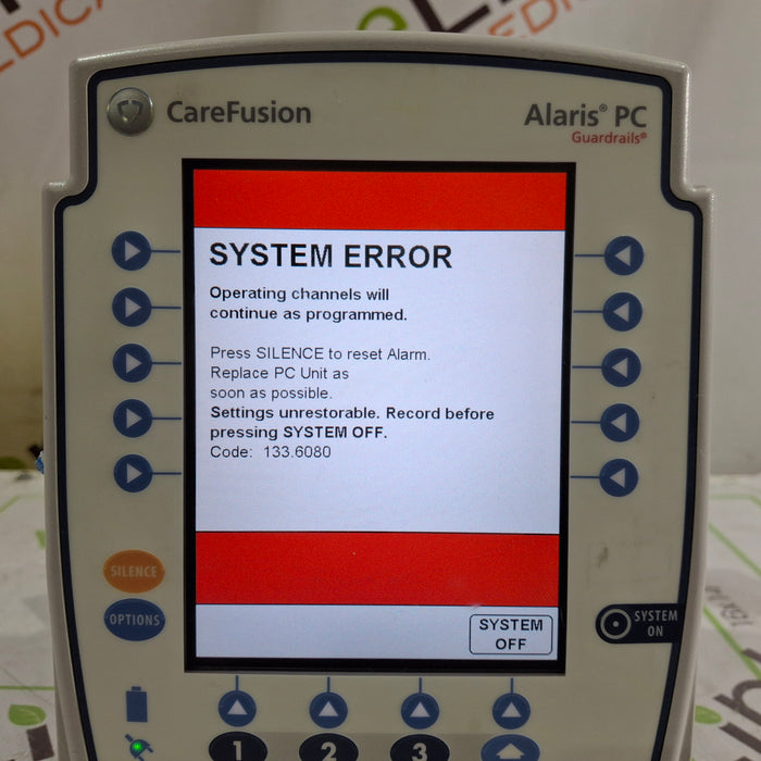 CareFusion Alaris 8015 Large Screen POC Infusion Pump