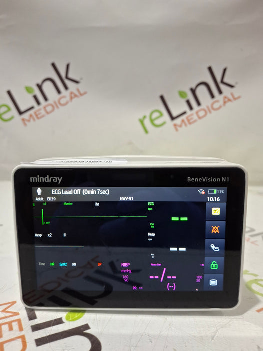 Mindray Benevision N1 Nellcor Transport Monitor