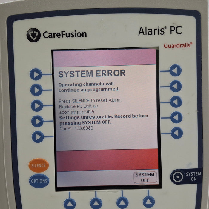 CareFusion Alaris 8015 Small Screen POC Infusion Pump