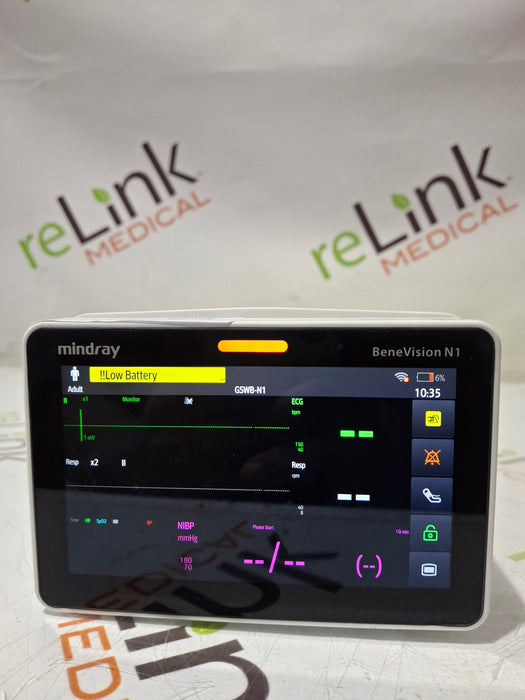 Mindray Benevision N1 Nellcor Transport Monitor