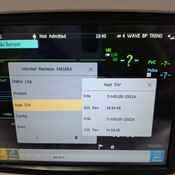 Philips Intellivue MP5 - ECG, Fast SpO2, NIBP Patient Monitor