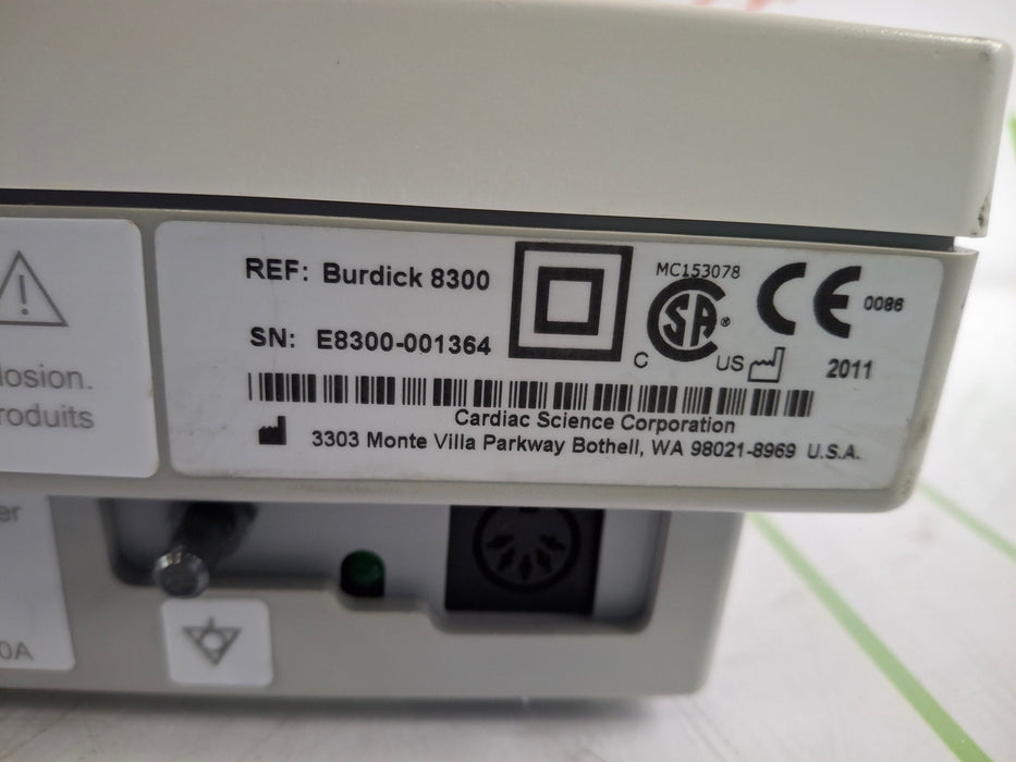 Cardiac Science Burdick 8300 ECG