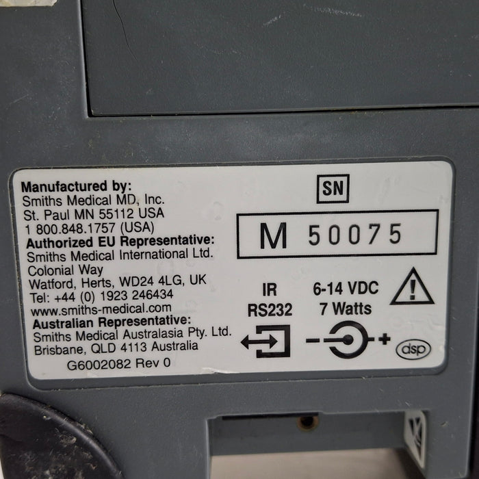 Smiths Medical Medfusion 3500 Syringe Infusion Pump