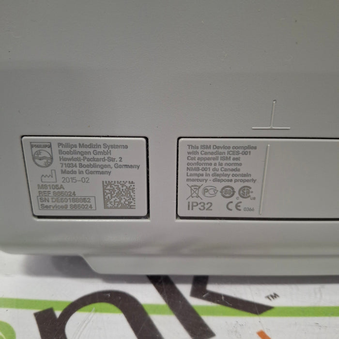 Philips Intellivue MP5 - ECG, Fast SpO2, NIBP Patient Monitor