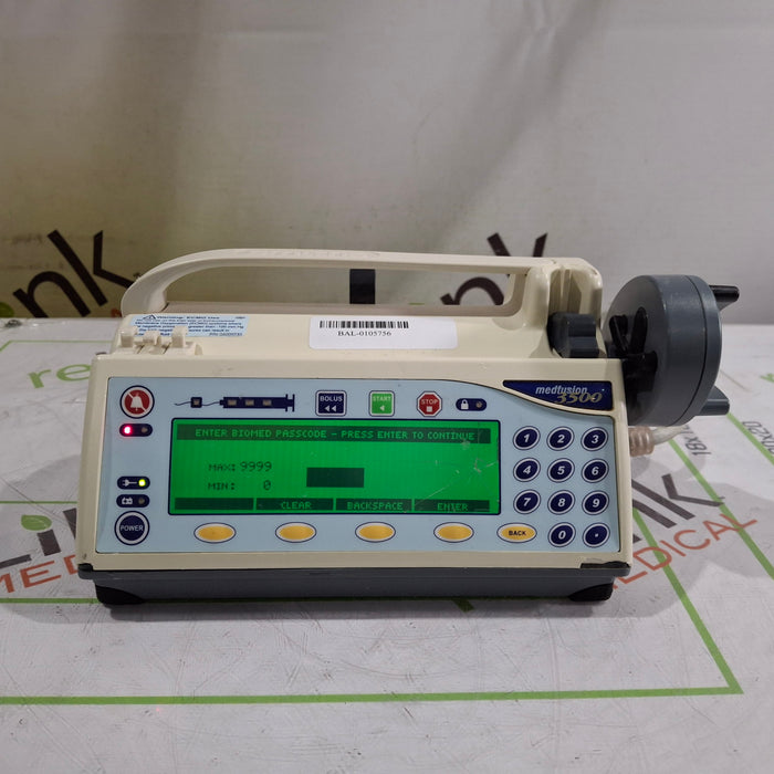 Smiths Medical Medfusion 3500 Syringe Infusion Pump