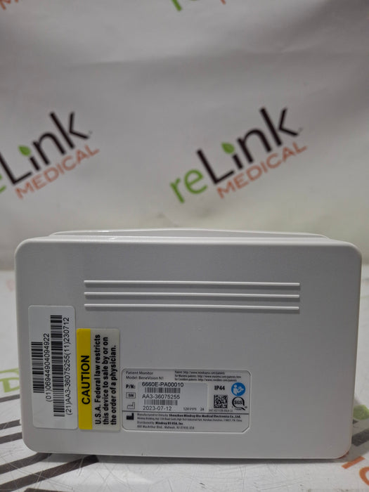 Mindray Benevision N1 Nellcor Transport Monitor
