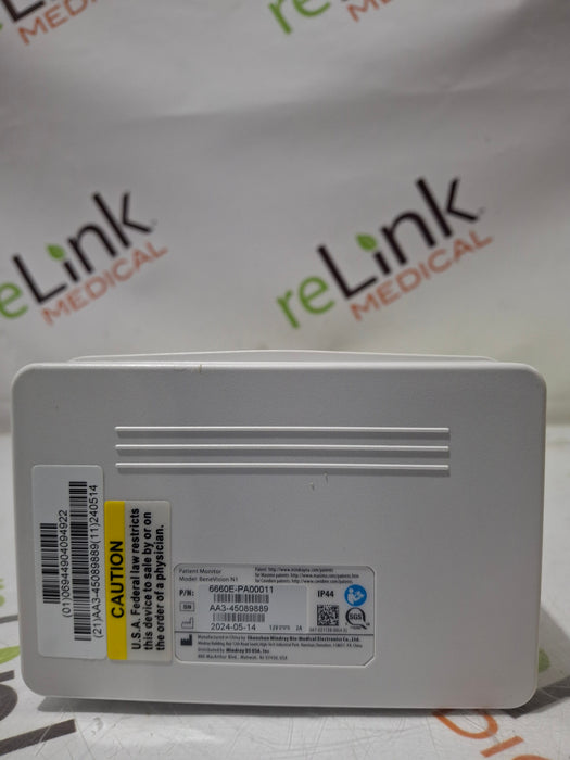 Mindray Benevision N1 Nellcor Transport Monitor