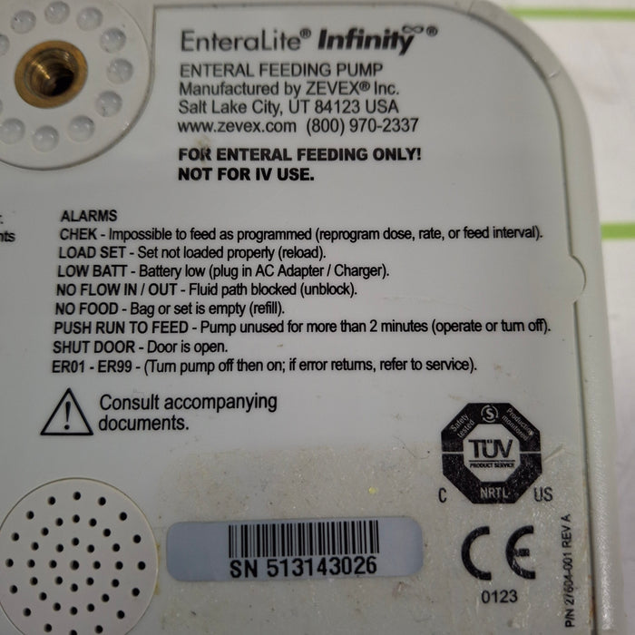 Moog Medical Enteralite Infinity Enteral Feeding Pump